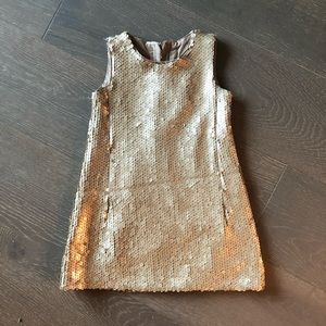 Gold party dress